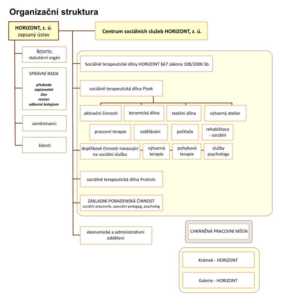 organizan struktura